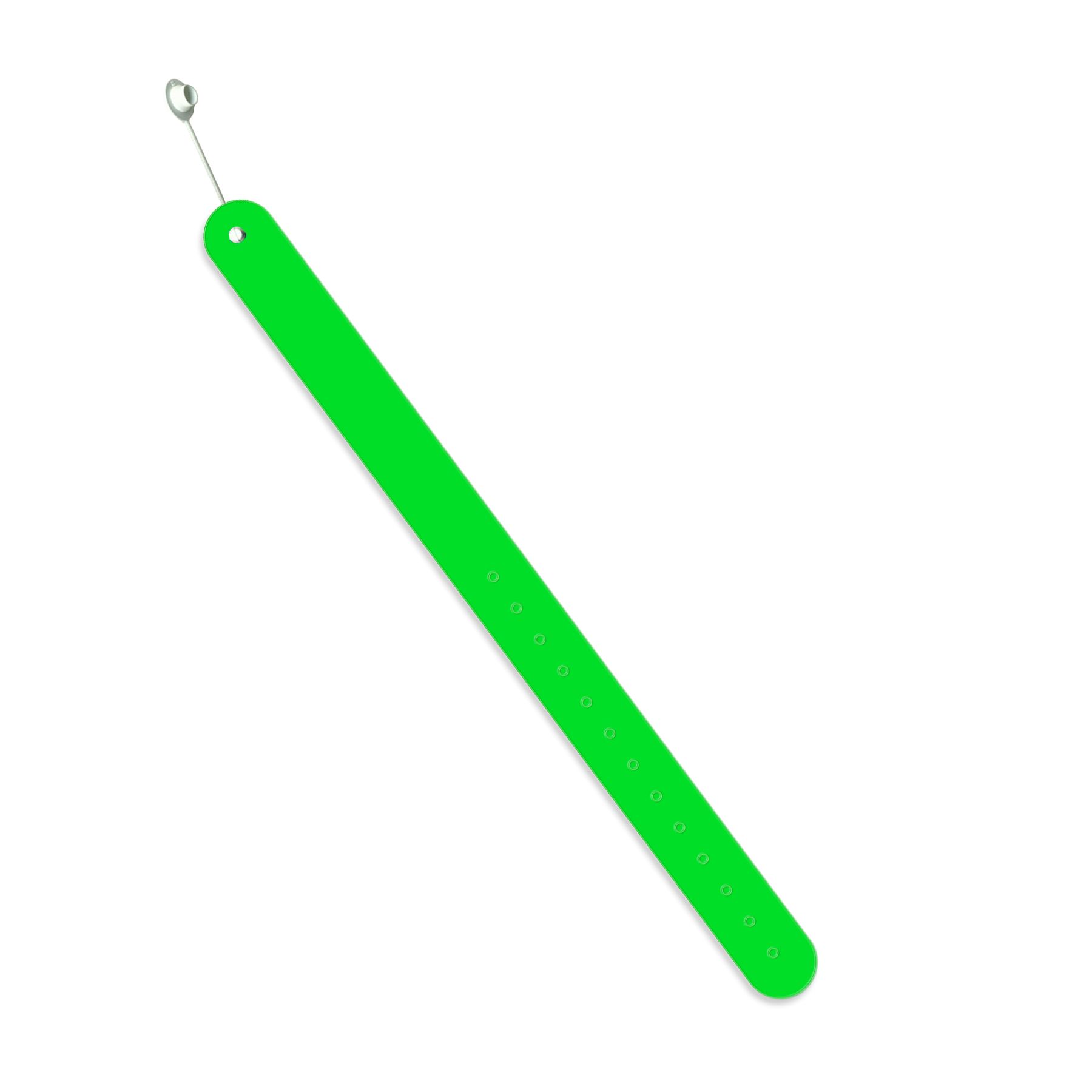 Fluorescent Green Blank - Permanent Stud